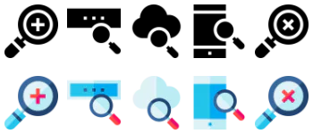 Search gói biểu tượng