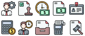 Business administration paquete de iconos