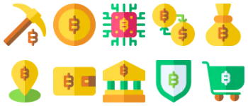 Bitcoin icon pack