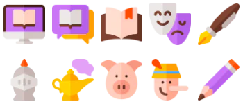 Literature icon pack