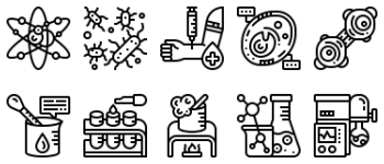 Biochemistry icon pack