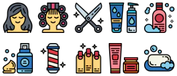 Hair Salon icon pack