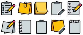 Notes and tasks icon pack
