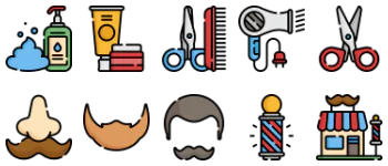 Barber Shop icon pack