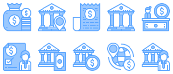 Banking icon pack