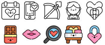 Valentines Day icon pack