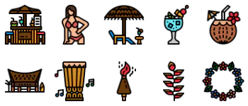Hawaii icon pack