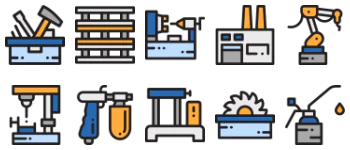 Manufacturing icon pack