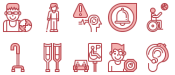Disability icon pack