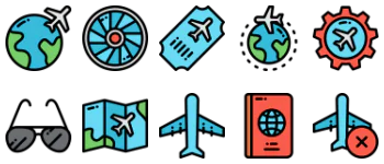 Aviation icon pack