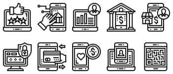 Digital Banking icon pack