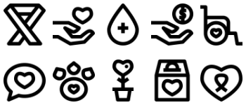 Charity icon pack
