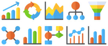 Charts & diagrams icon pack