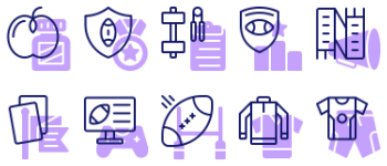 Rugby icon pack