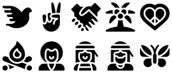 Hippies icon pack