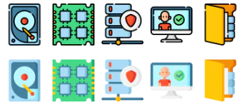 Database and Servers icon pack