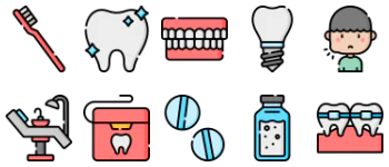 Dentist icon pack