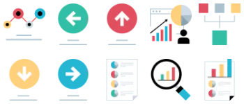 Charts and Diagrams icon pack