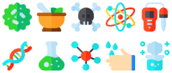 Chemistry icon pack