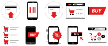 Shopping icon pack