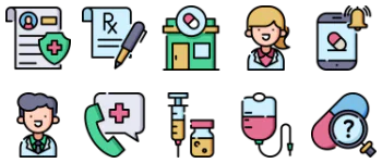 Pharmacy icon pack