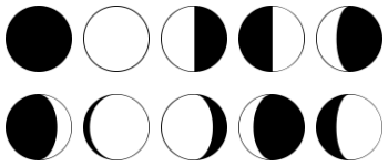 Moon Phase 3 icon pack