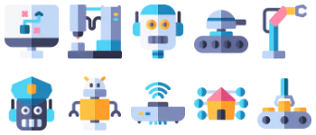Robotics icon pack
