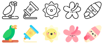 Tropical icon pack