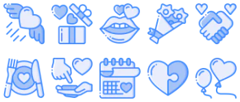 Dating icon pack