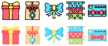 Gifts icon pack