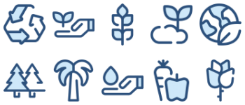 Ecology and nature icon pack