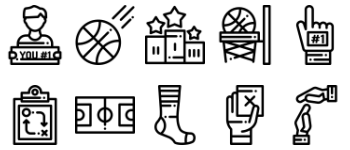 Basketball Team icon pack