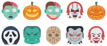 Horror Emojis icon pack