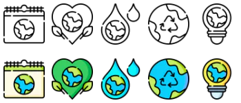 Mother Earth Day icon pack