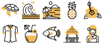 Hawaii icon pack