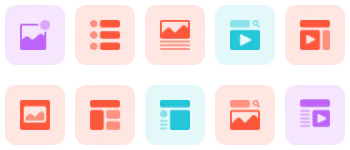 Wireframe icon pack