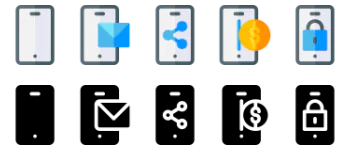Mobile Functions icon pack