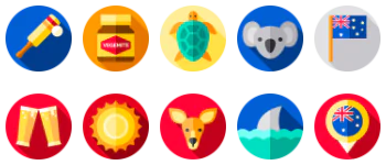 Australia Day icon pack