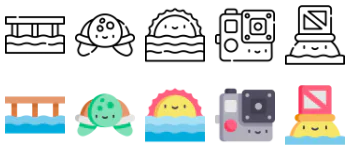 Diving Icon-Paket