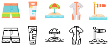 Surf icon pack