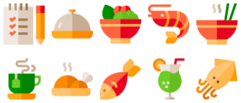 Asian Food Restaurant icon pack