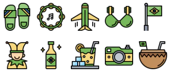 Brazilian Carnival icon pack