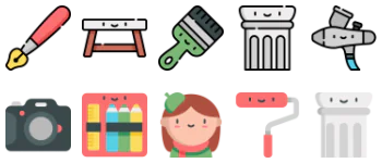 Artistic Studio icon pack