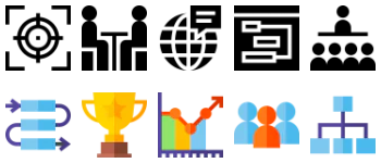 Consulting icon pack