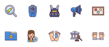 Police icon pack