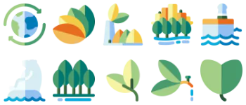 World environment day icon pack