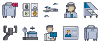 Airline icon pack