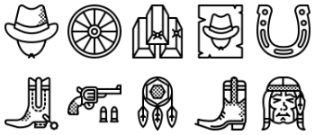 Wild West Collection icon pack