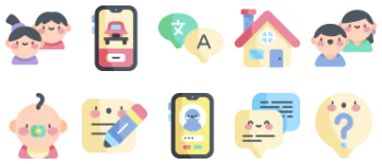 Travel app icon pack