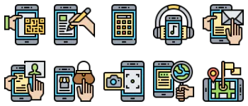 Smartphone Applications icon pack